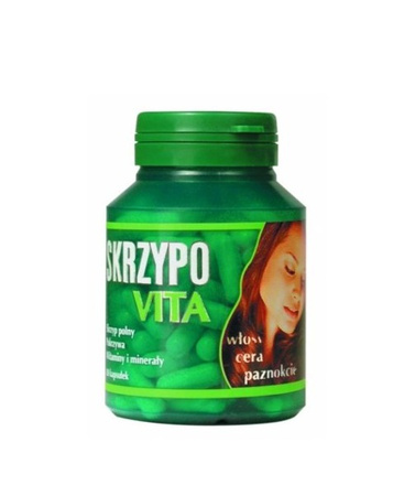Skrzypovita włosy skóra paznokcie  80 kapsułek