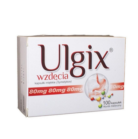 Ulgix Wzdęcia 100 kapsułek